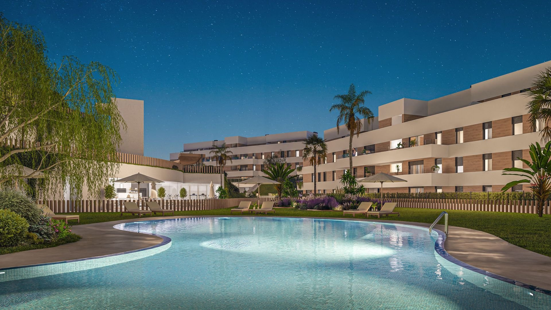 First line golf off-plan modern apartments and penthouses for sale in Calanova - Mijas Costa