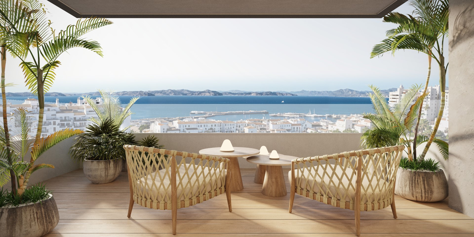 Off plan modern apartments and penthouses for sale in Estepona Harbour - Downtown