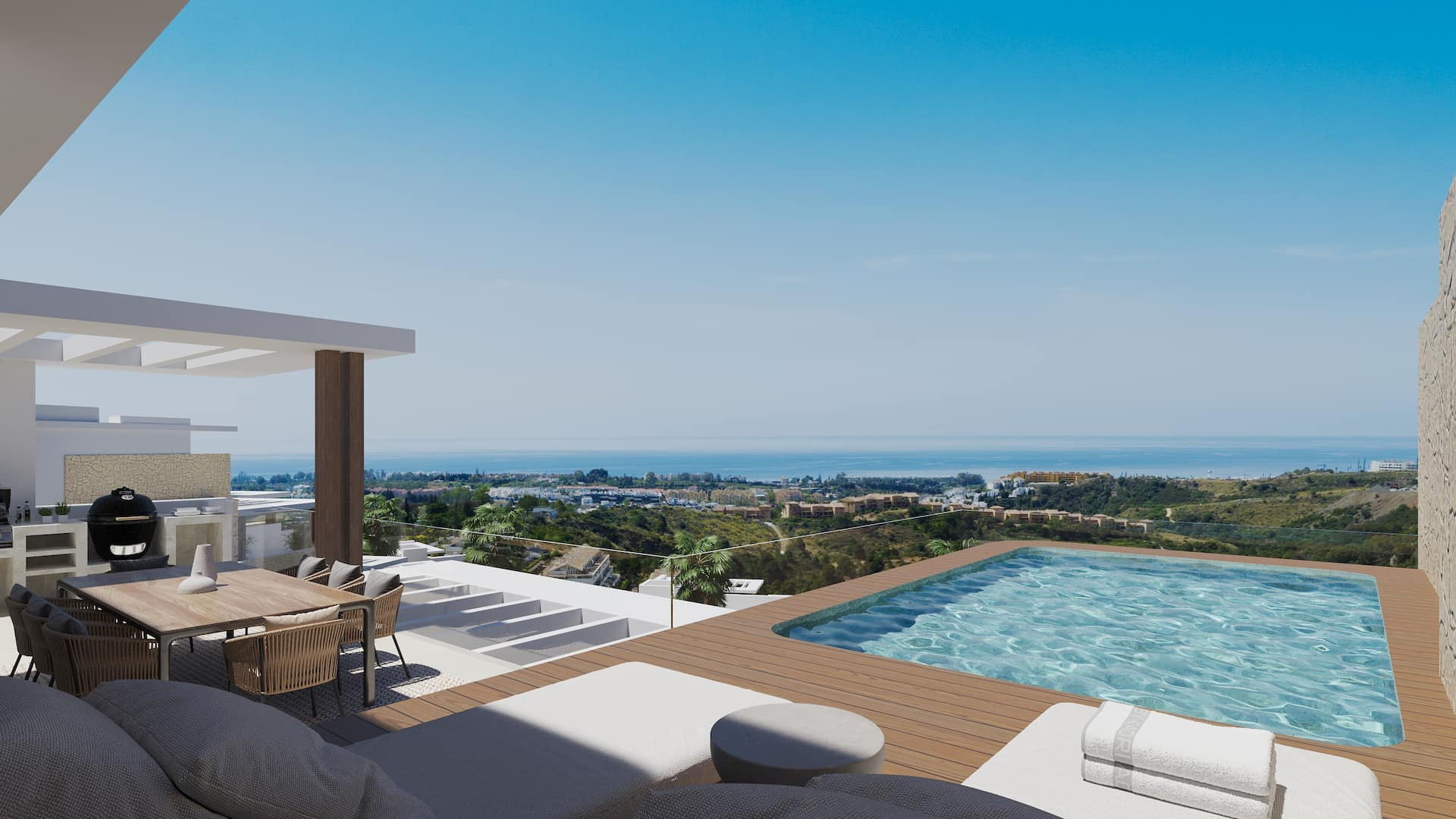 Gloednieuwe moderne appartementen en penthouses te koop op de New Golden Mile - Estepona]