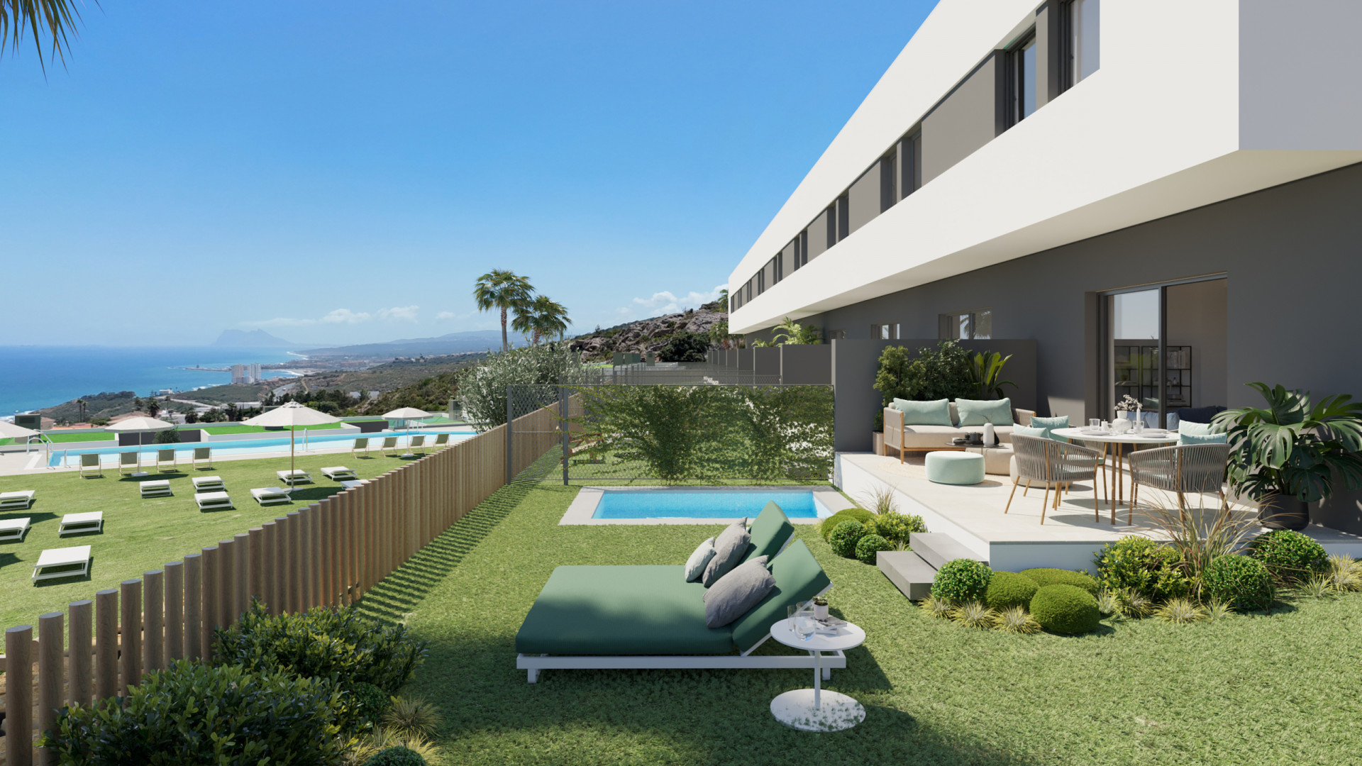 New contemporary style townhouses for sale in Manilva - Bahía Las Rocas