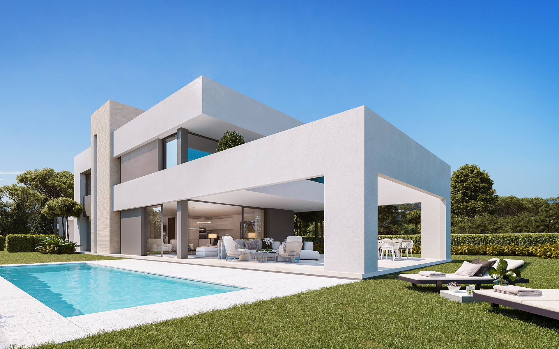 Modern contemporary villa for sale in Elviria