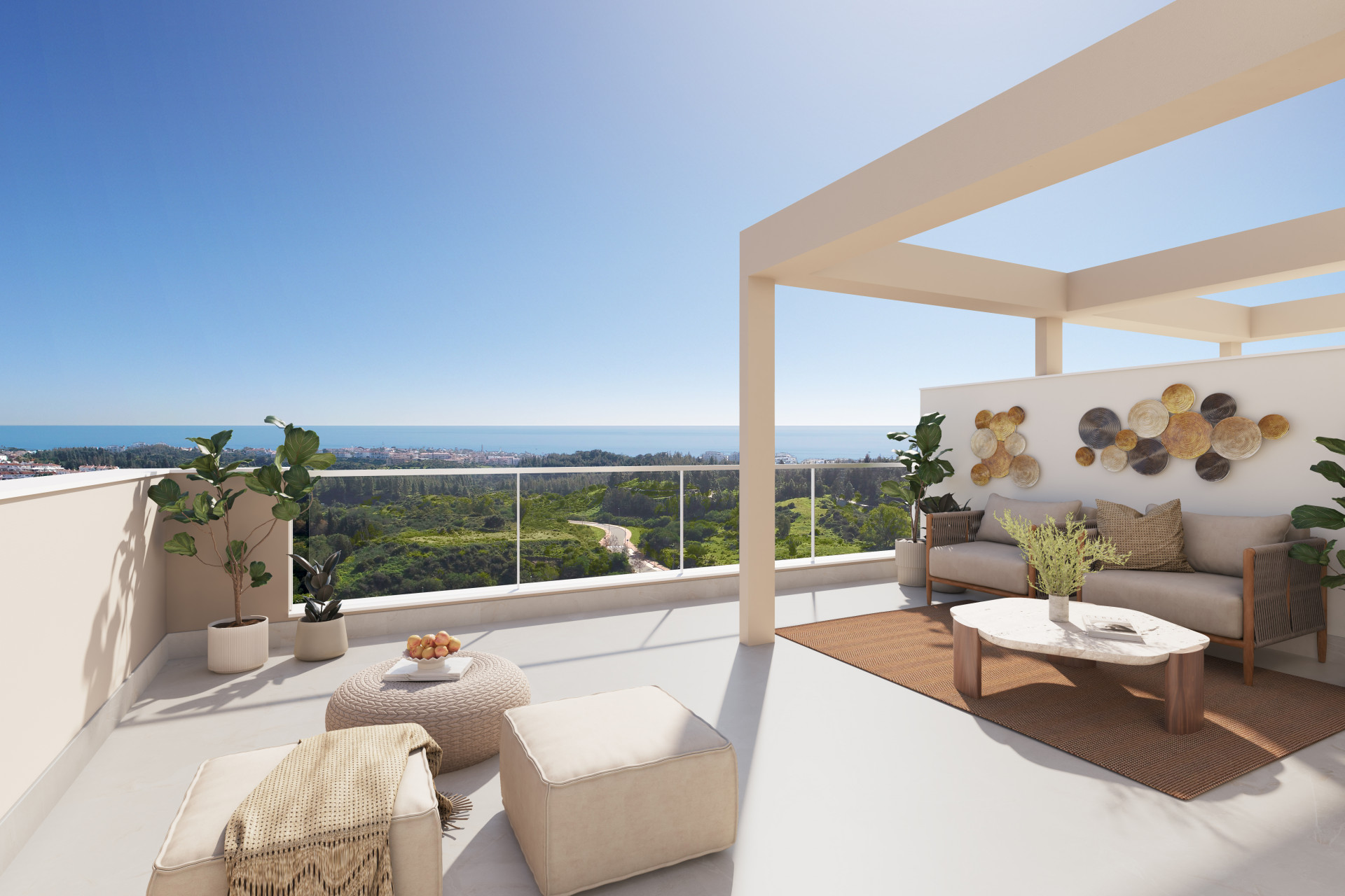 Off-plan complex of new apartments and penthouses in Cerros del Aguila - Hipódromo - Mijas Costa