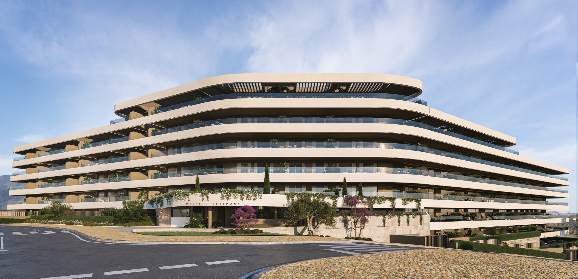 New contemporary apartments for sale in Estepona Downtown