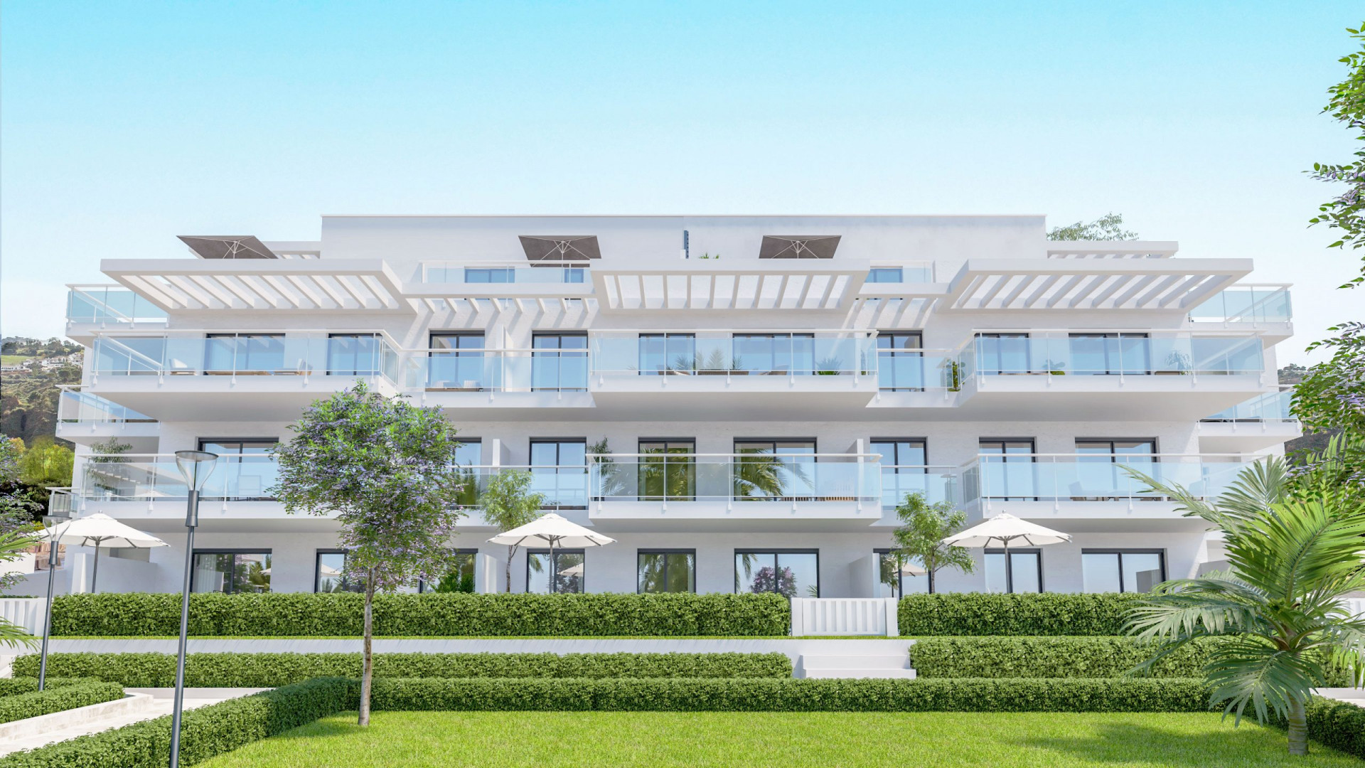Apartamentos modernos sobre plano en venta en La Cala Golf