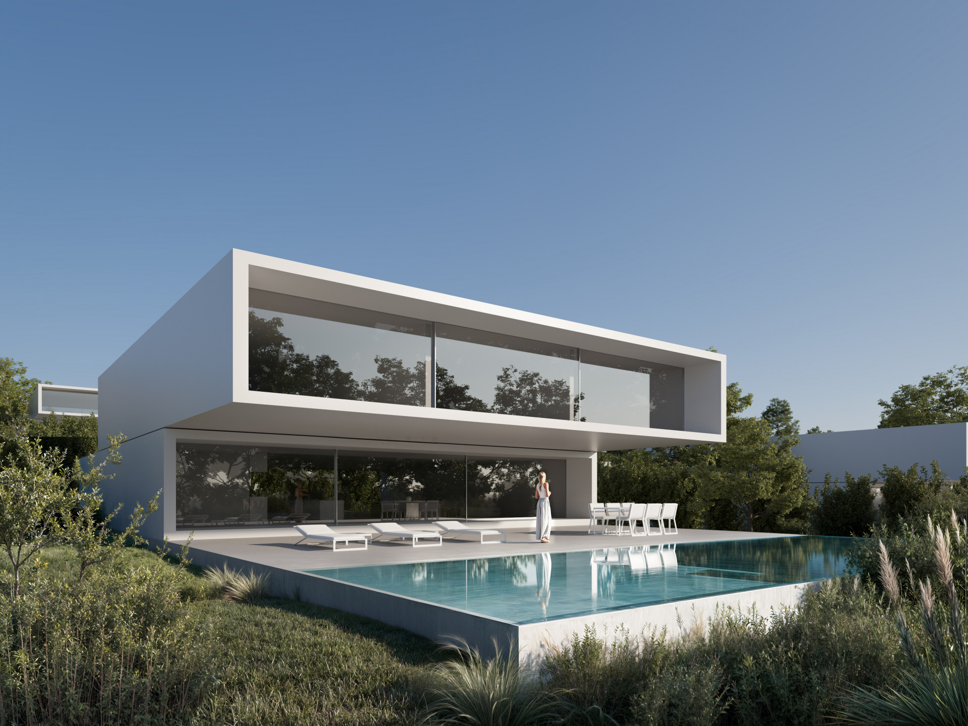 Off-plan exclusive designer villas for sale in Estepona Golf