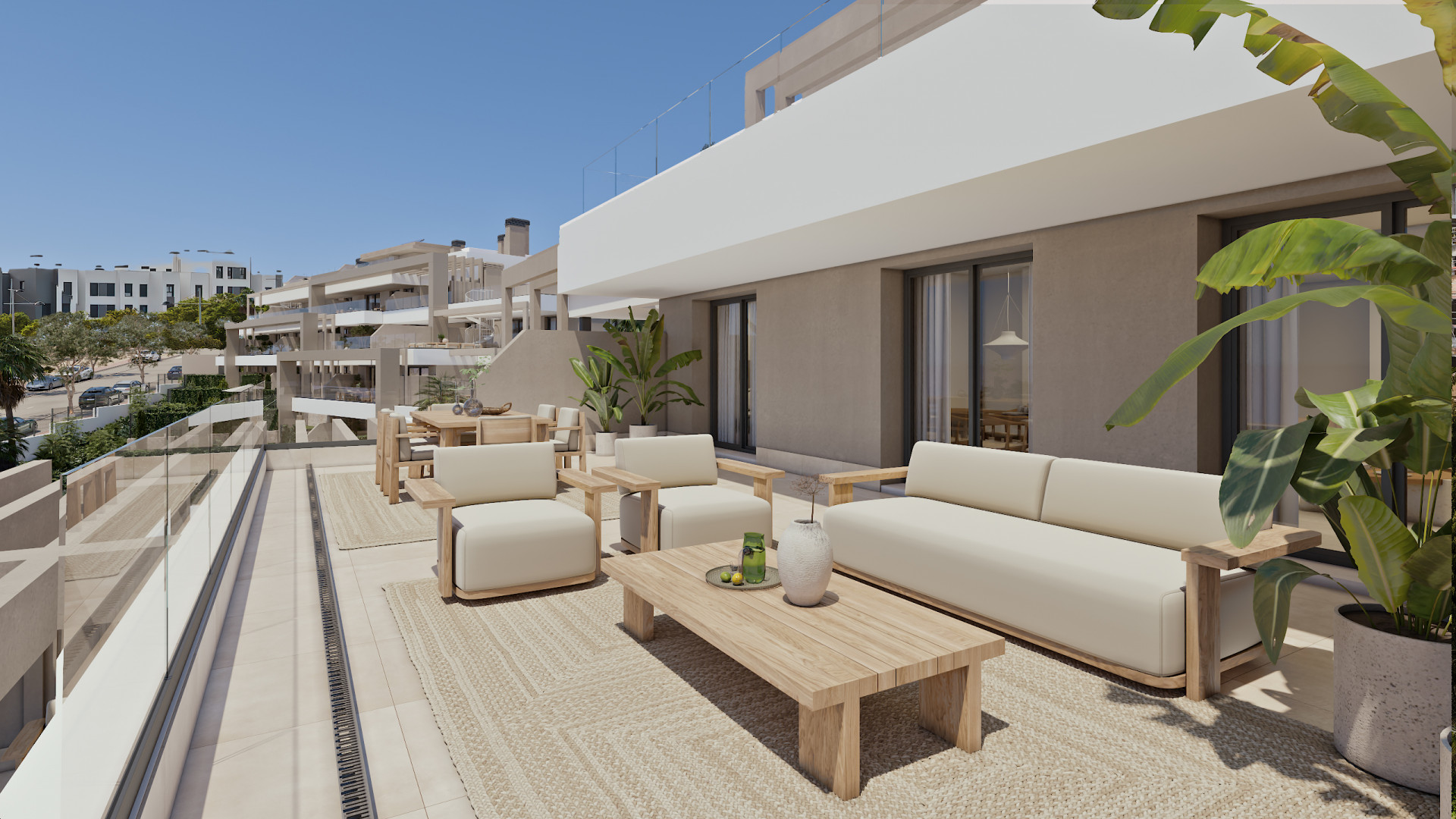 New contemporary apartments for sale in Estepona Downtown