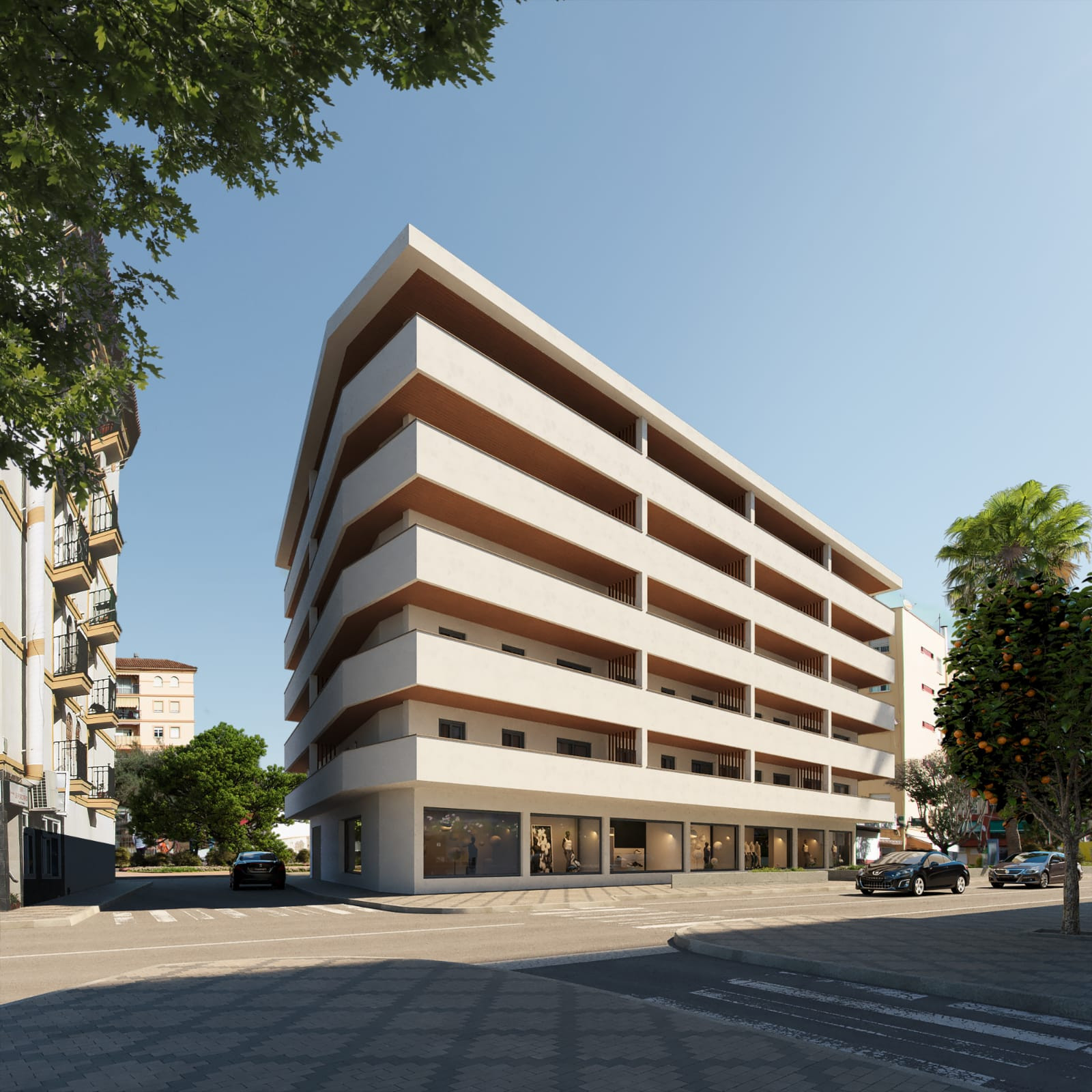 Apartamentos modernos sobre plano en el corazón de Fuengirola