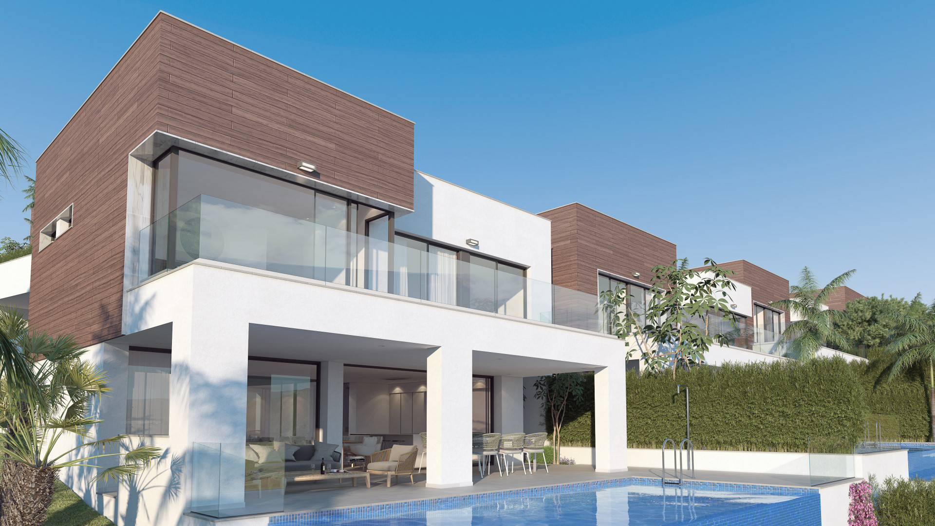 Luxury villas with sea views in La Cala de Mijas Luxury Property
