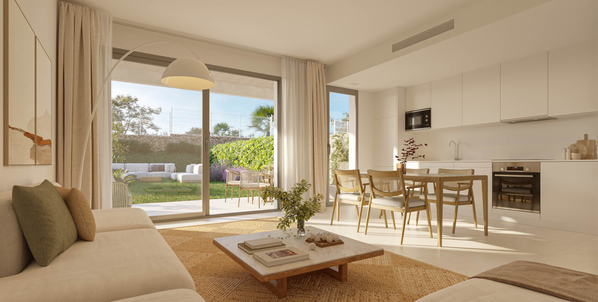Bahía, luxury residences integrated in Nature by the golf in Mijas
