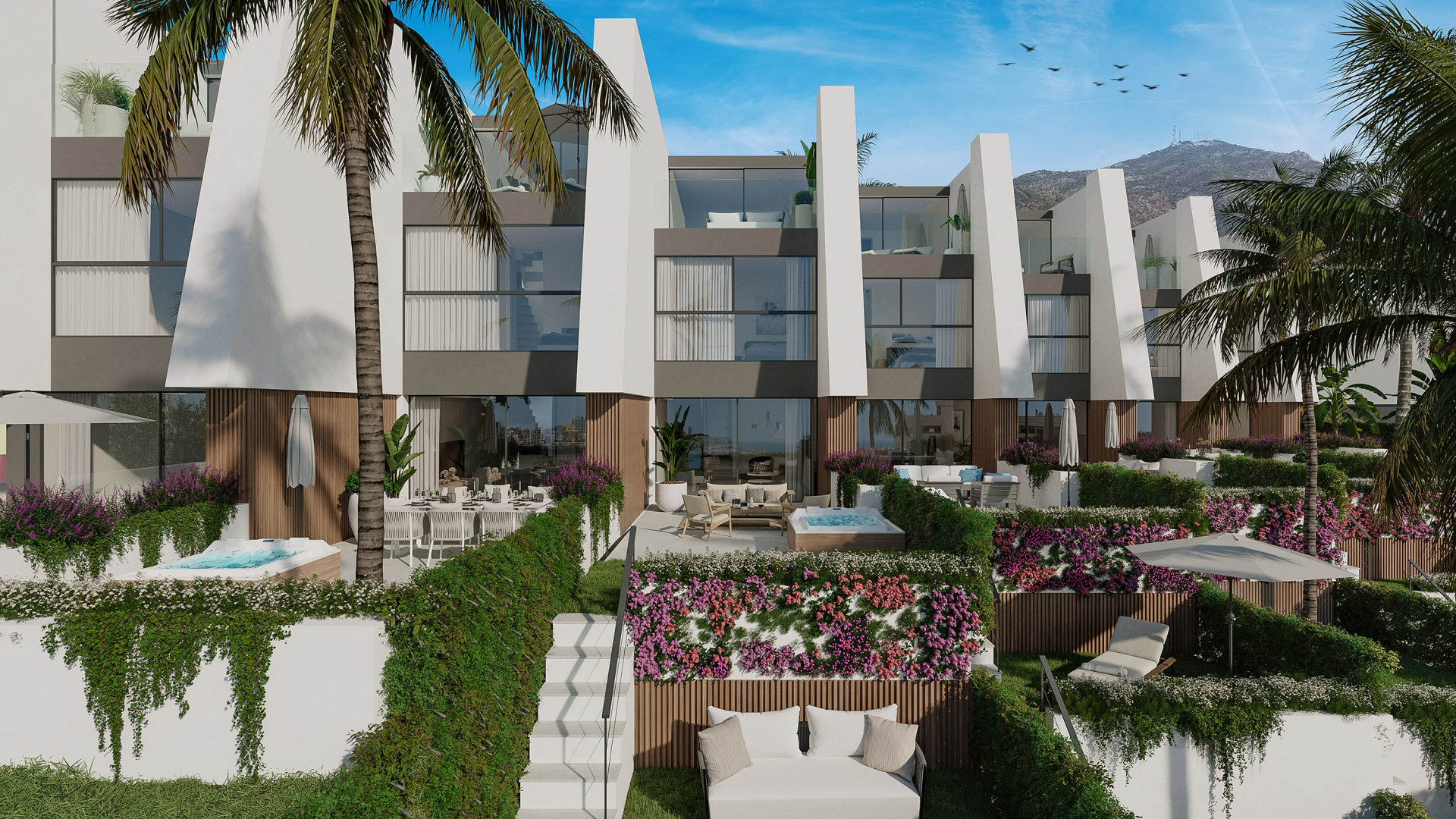 Azure Bay, elegant townhouses in a privileged position in Fuengirola.