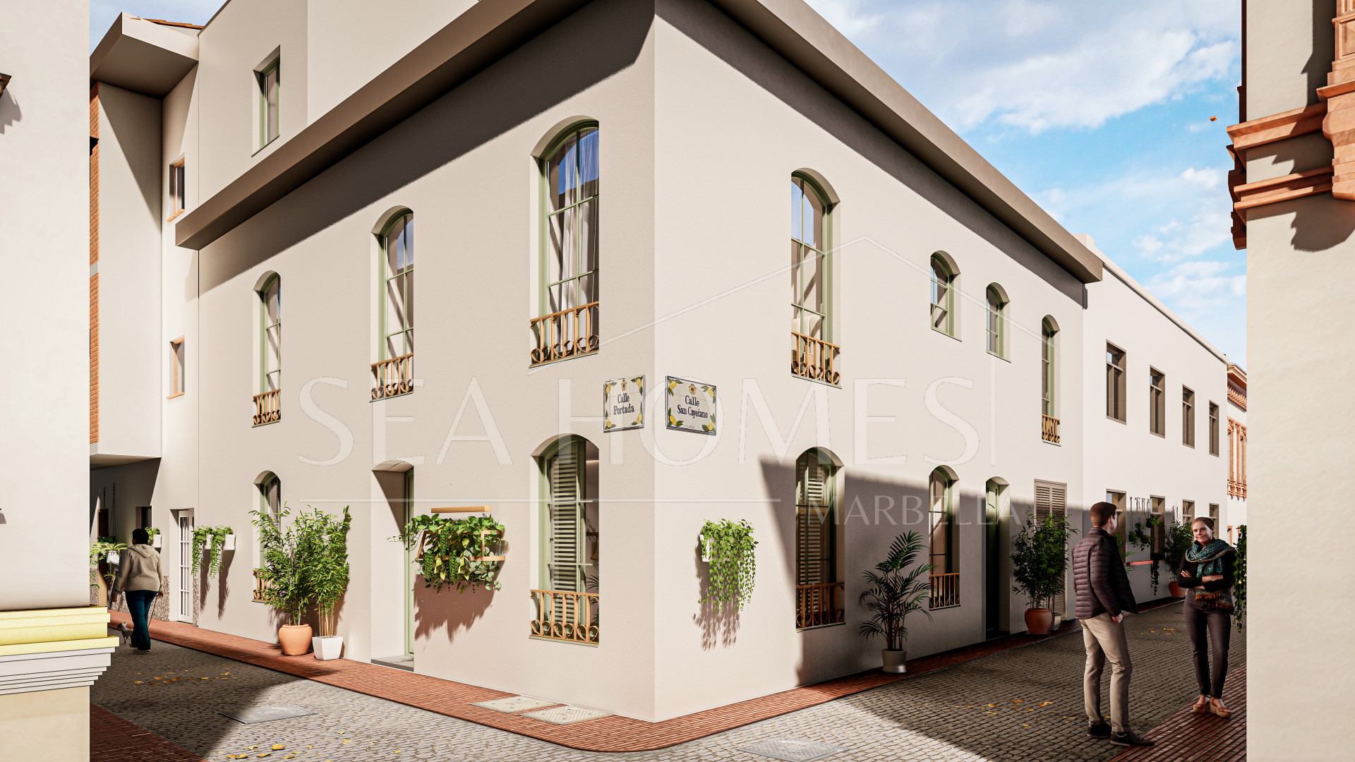 New project, Estepona, Old town, 3 bedroom, 3 bathroom, solarium