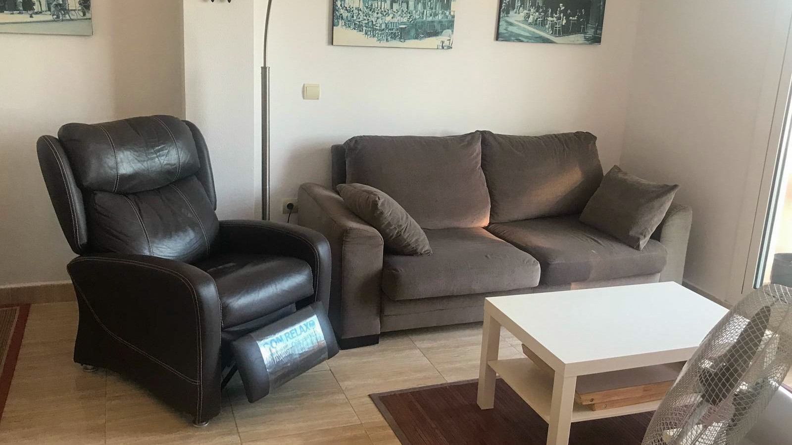 Ático de un dormitorio con amplia terraza
