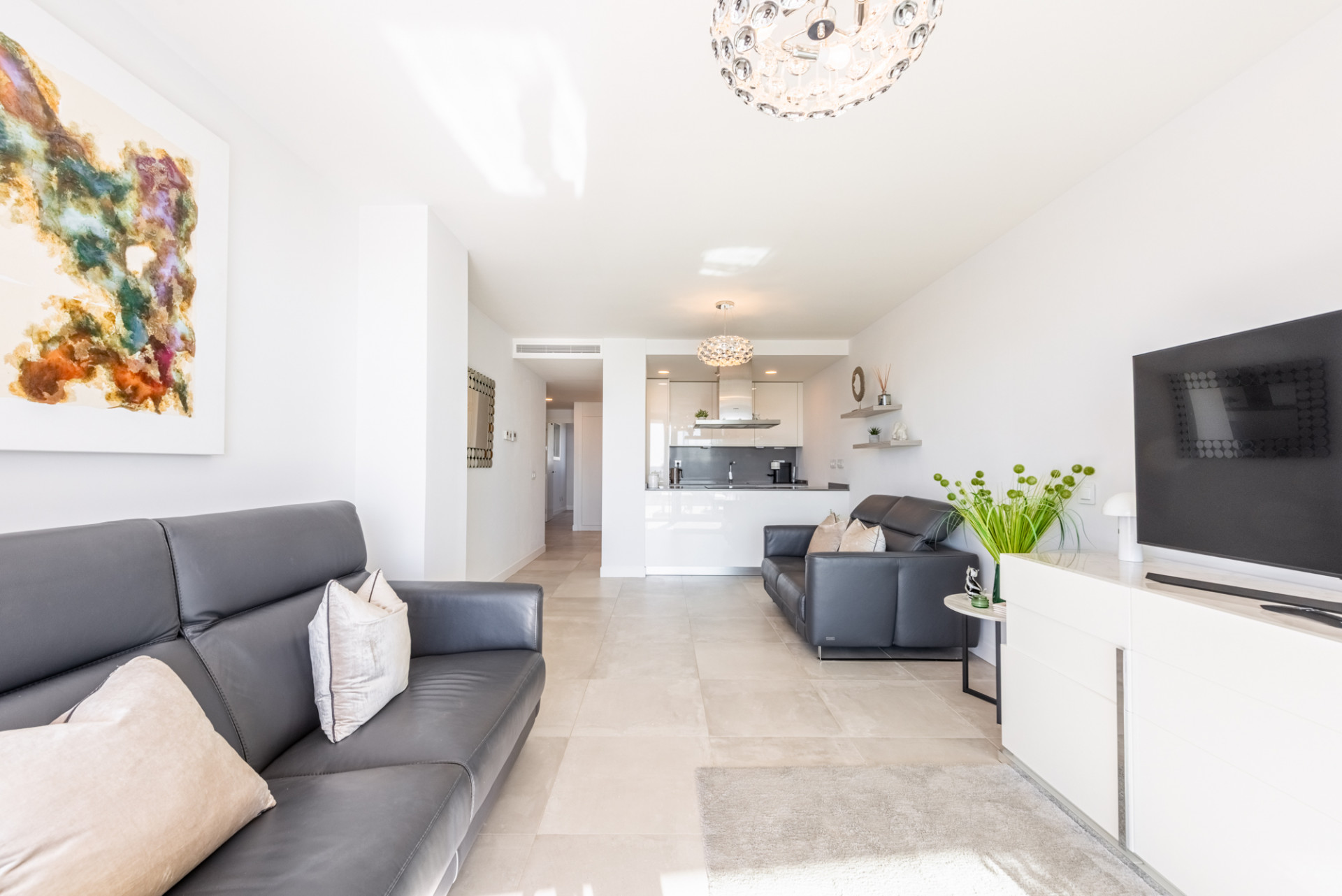 Stylish 2 bedrooms apartment with terrace and sea  views in Panoramica, El Higueron