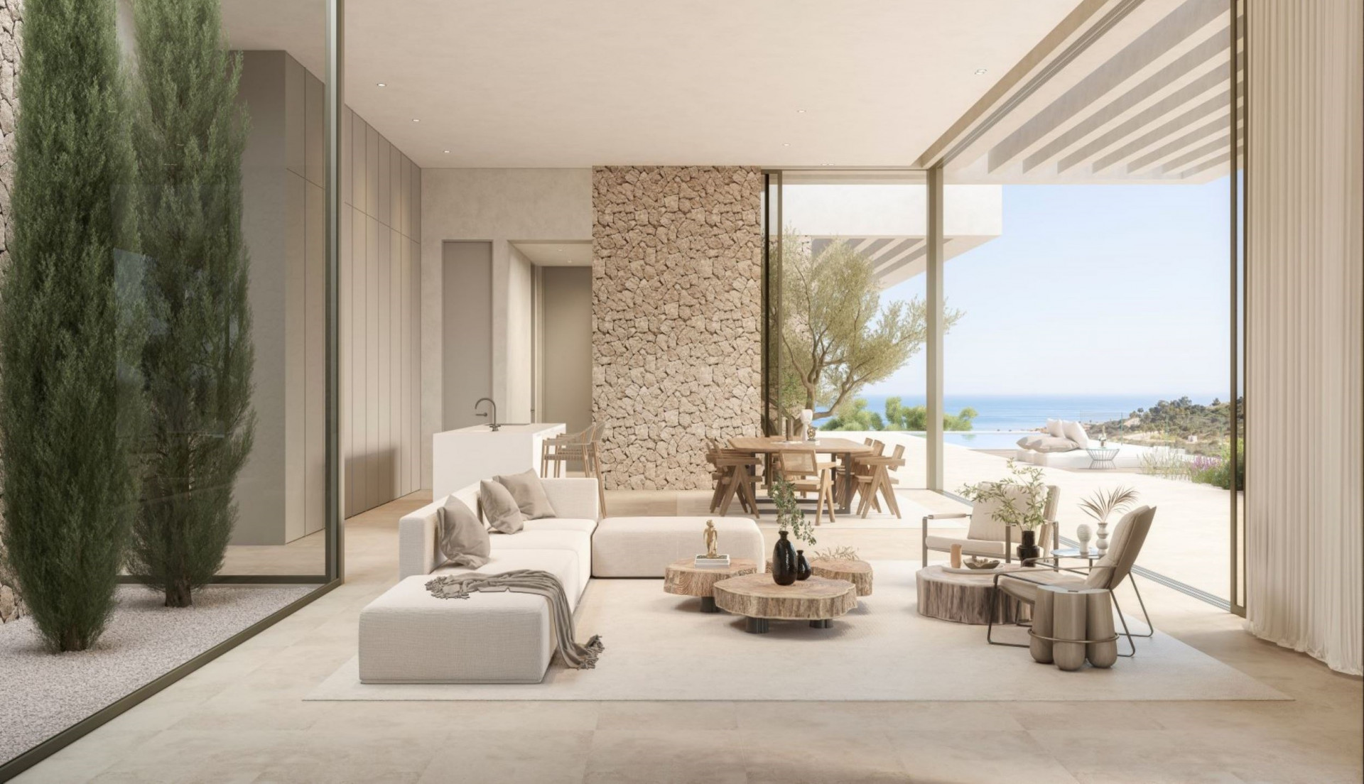 Villa con vistas al mar y montaña en venta en La Reserva de la Cala Golf