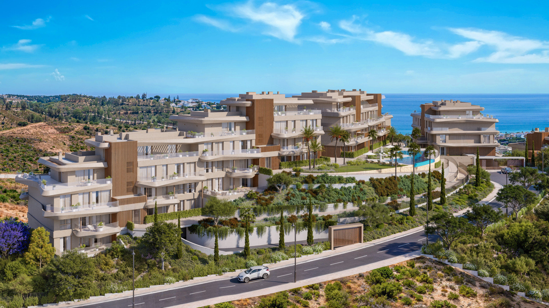 Luxury off-plan Apartments and  Town homes in La Cala de Mijas