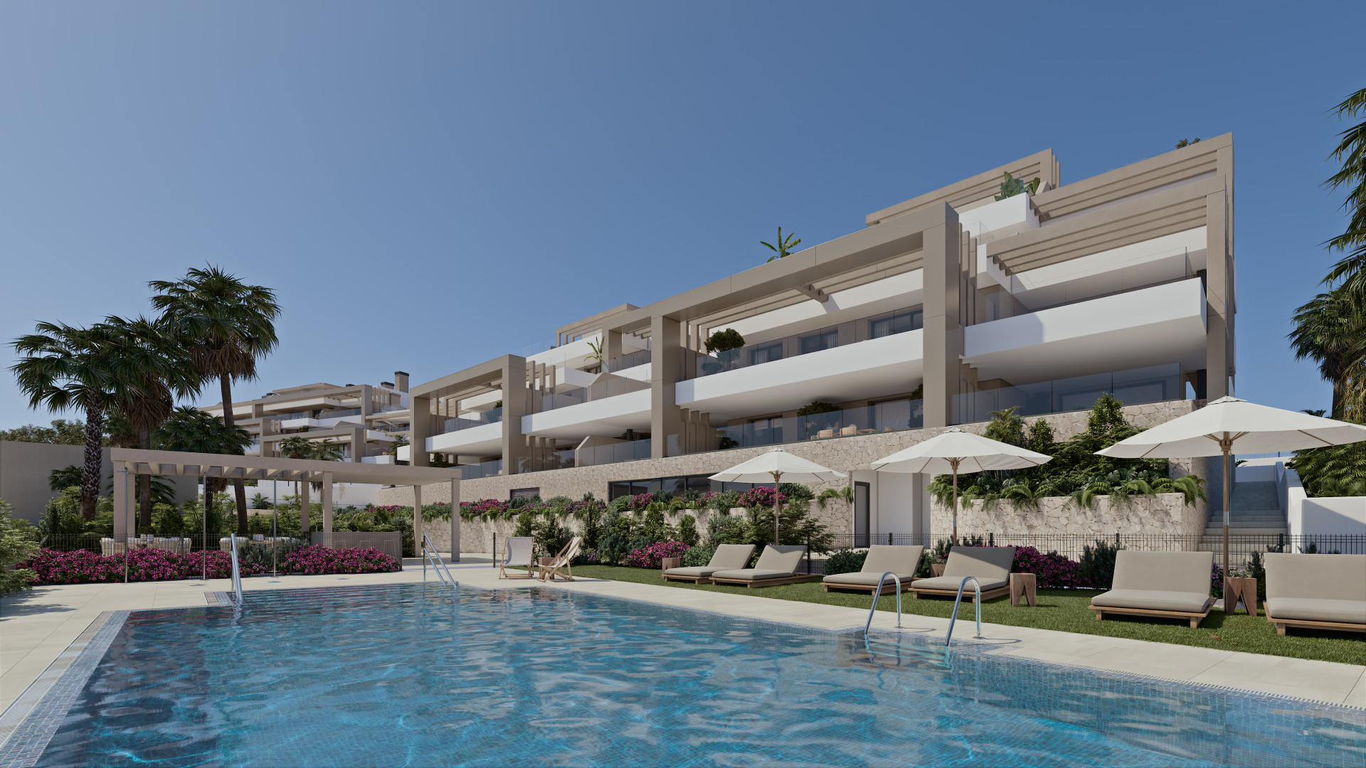 Luxury sea view apartments for sale in Estepona Estepona apartments