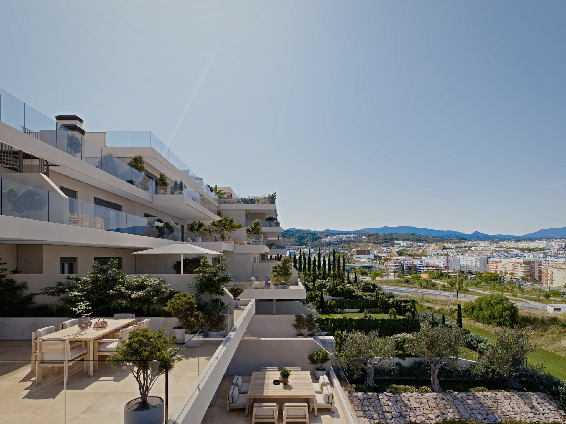 New property development in Estepona.