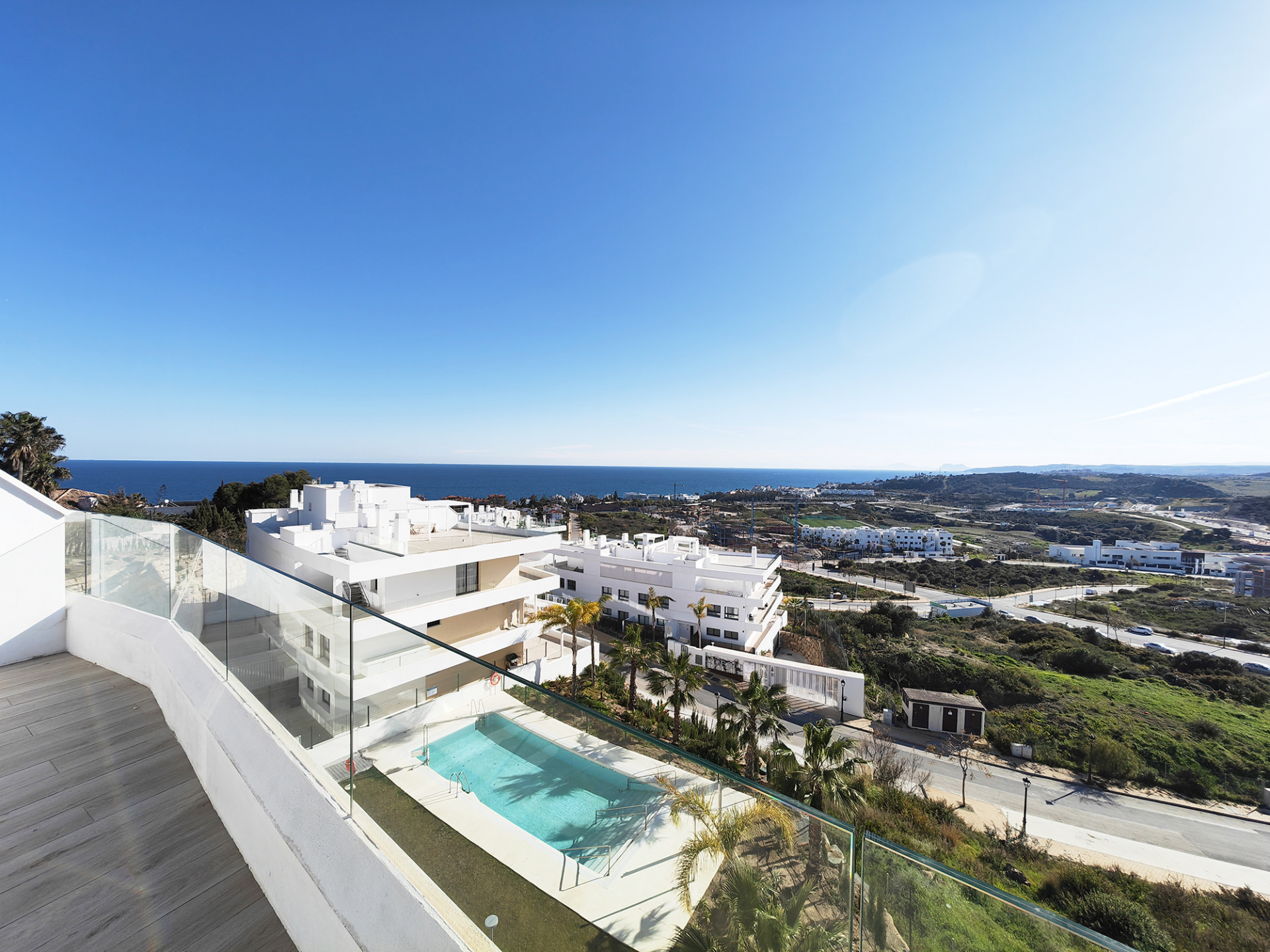 Contemporary penthouse for sale in Estepona with sea views