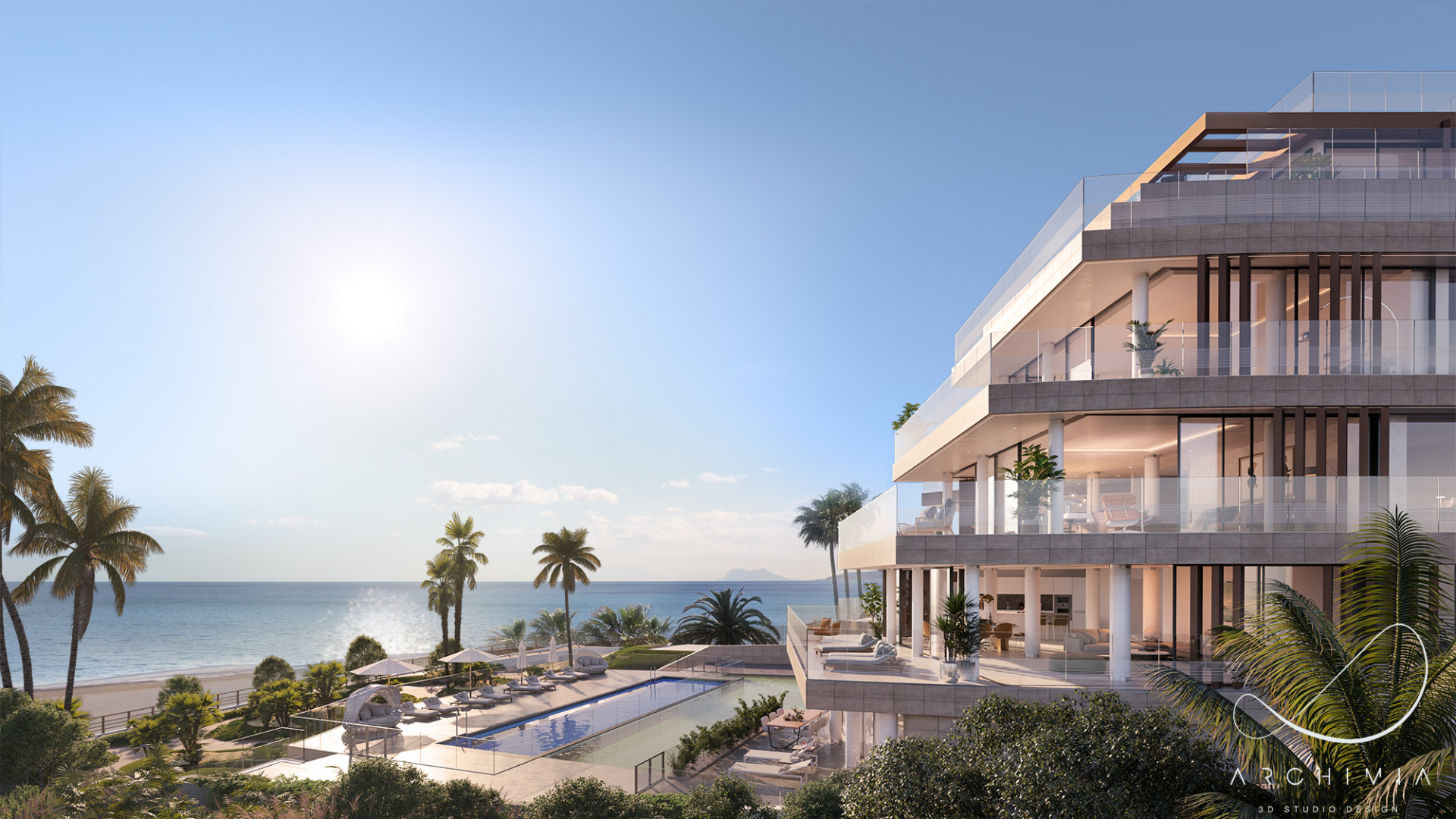 Beachfront luxury homes with stunning sea views