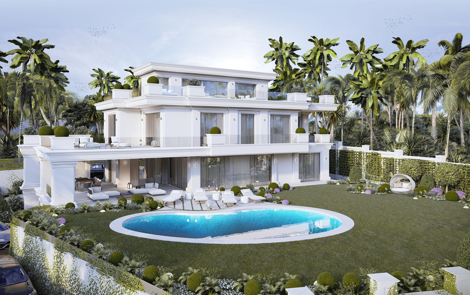 Villa zum Verkauf en Las Lomas del Marbella Club, Marbella Goldene Meile