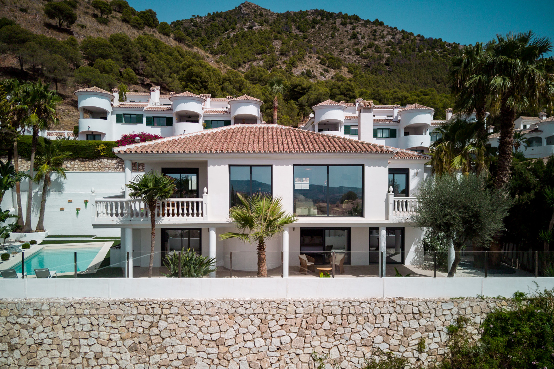 Schöne Villa mit Panoramablick und Meerblick in Buenavista, Mijas.