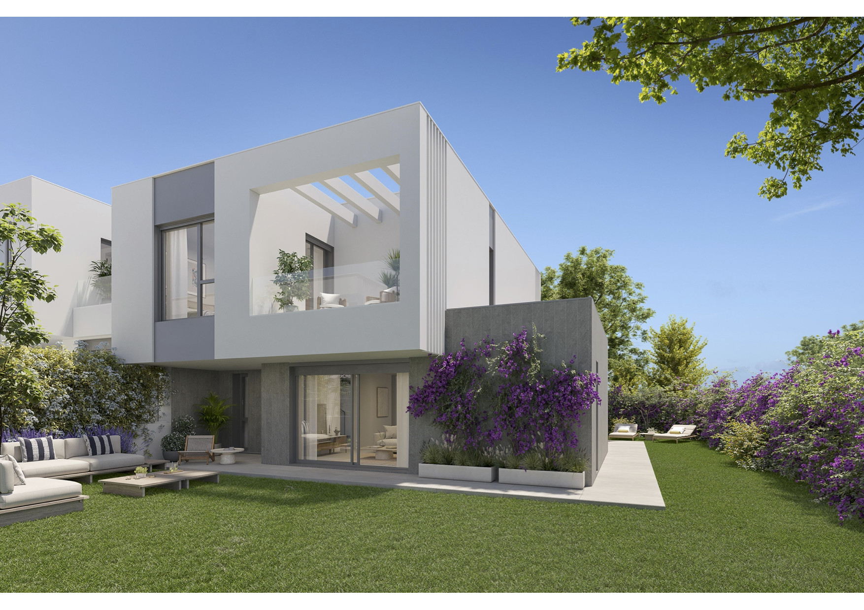 ARFTH186 - New modern beachside townhouses in Elviria in Marbella for sale