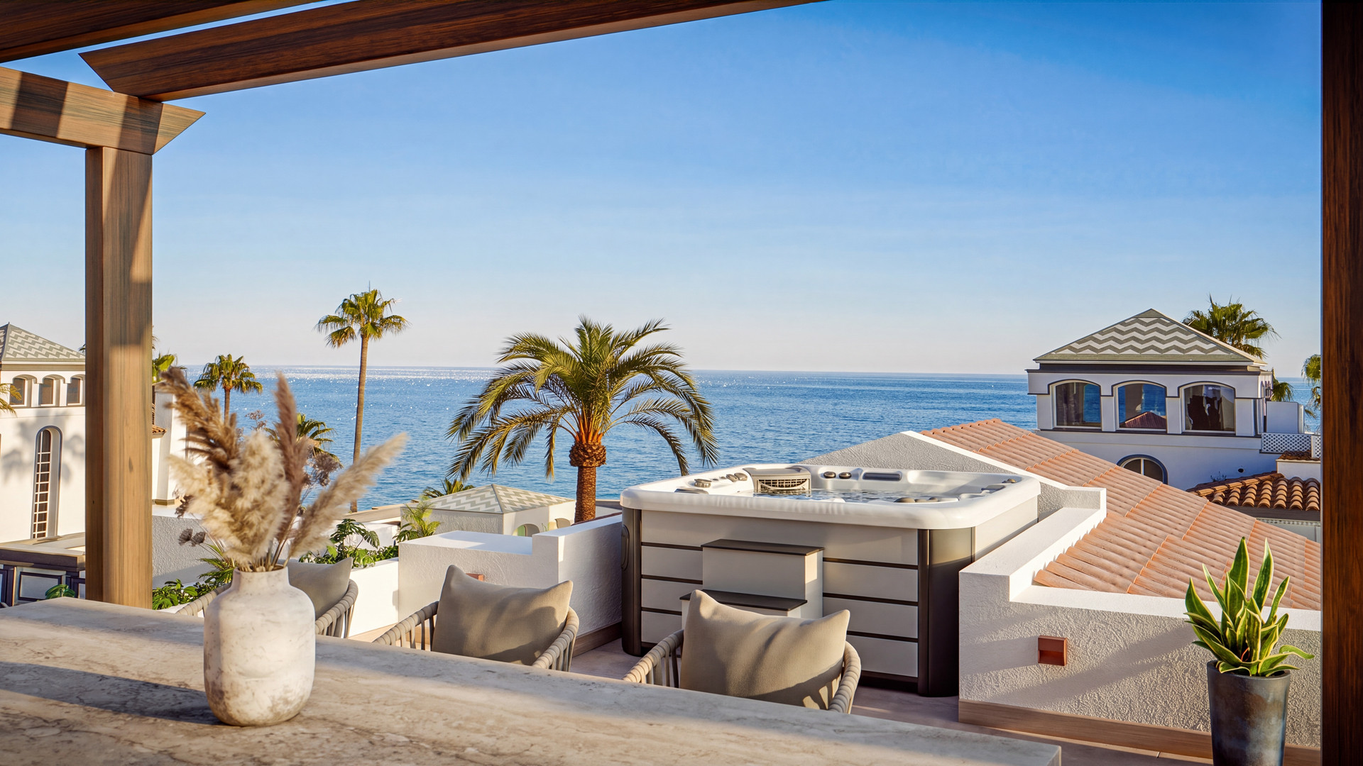 3 Schlafzimmer Penthouse zu verkaufen in Beach Side Golden Mile | Henger Immobilien