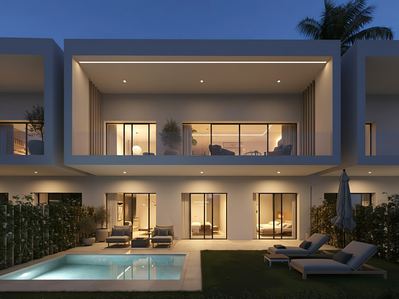 Exklusive Reihenhäuser mit Meerblick in Casares – Elegantes Wohnen nahe Finca Cortesín Golf