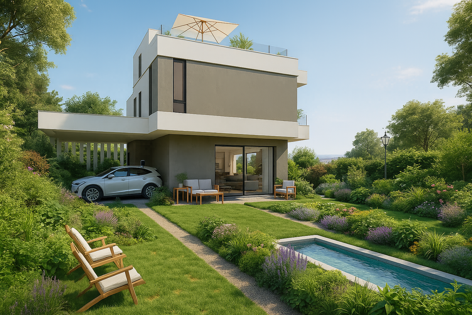 Exklusive Villen mit Meerblick in WhiteHills – Licht, Raum und Natur genießen