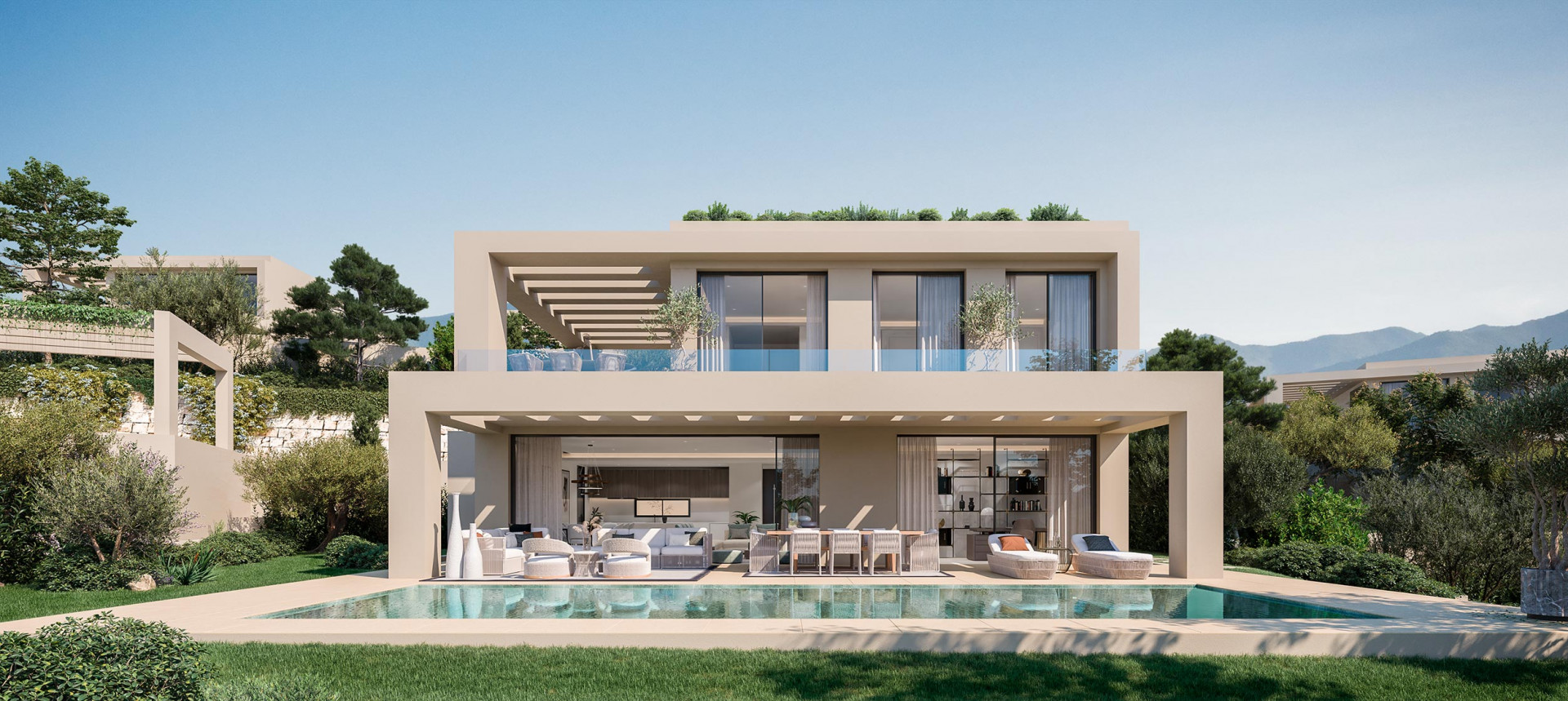 Neu gebaute Villa in Benahavis in Luxus, Natur und Lebensqualität an der Costa del Sol