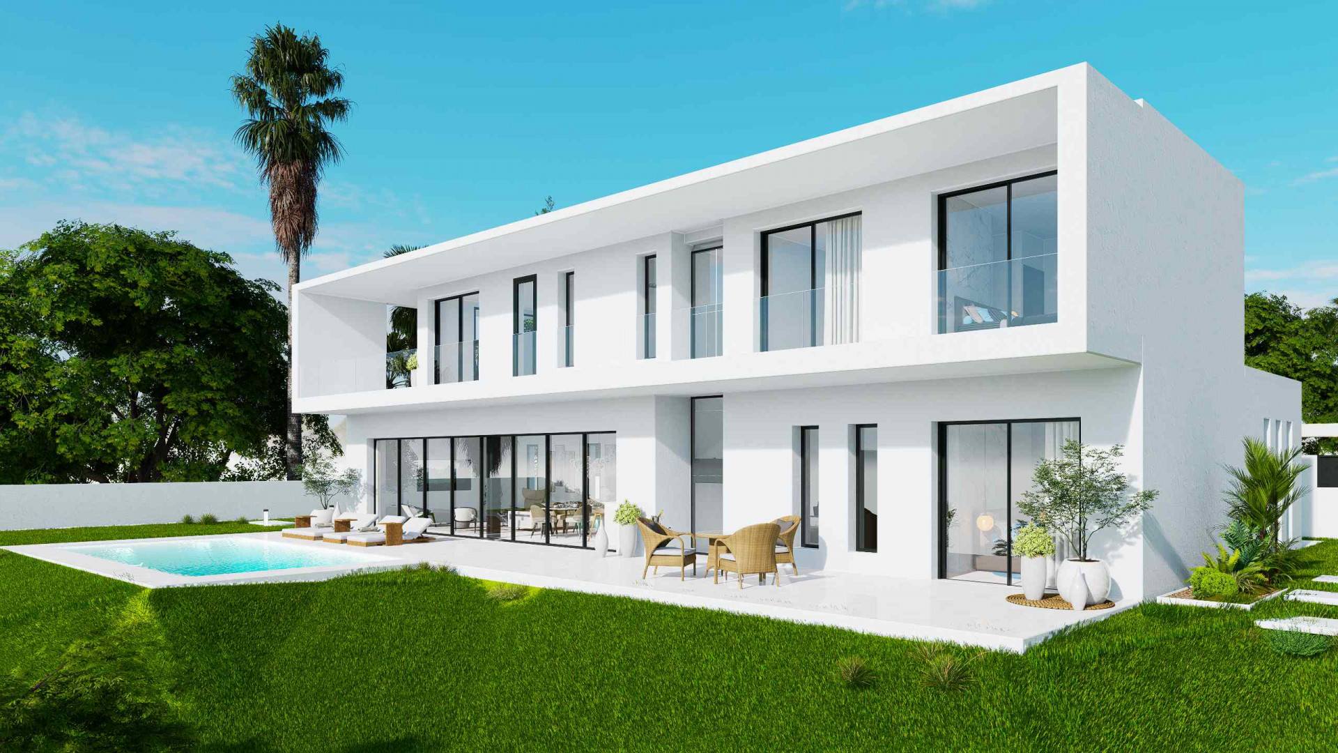 Traumhafte Villa an der Costa del Sol: Zeitgemäße Eleganz und Komfort auf zwei Ebenen