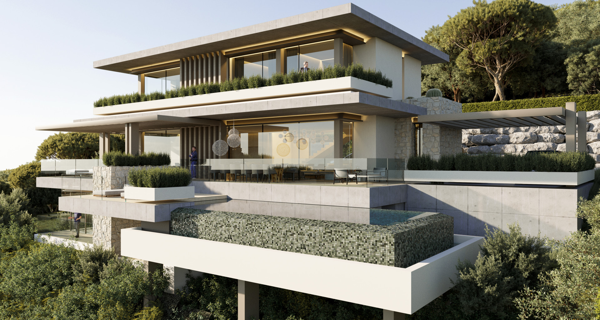 Architektonisches Meisterwerk im Entstehen – Luxuriöses Neubauprojekt in der Sierra Blanca