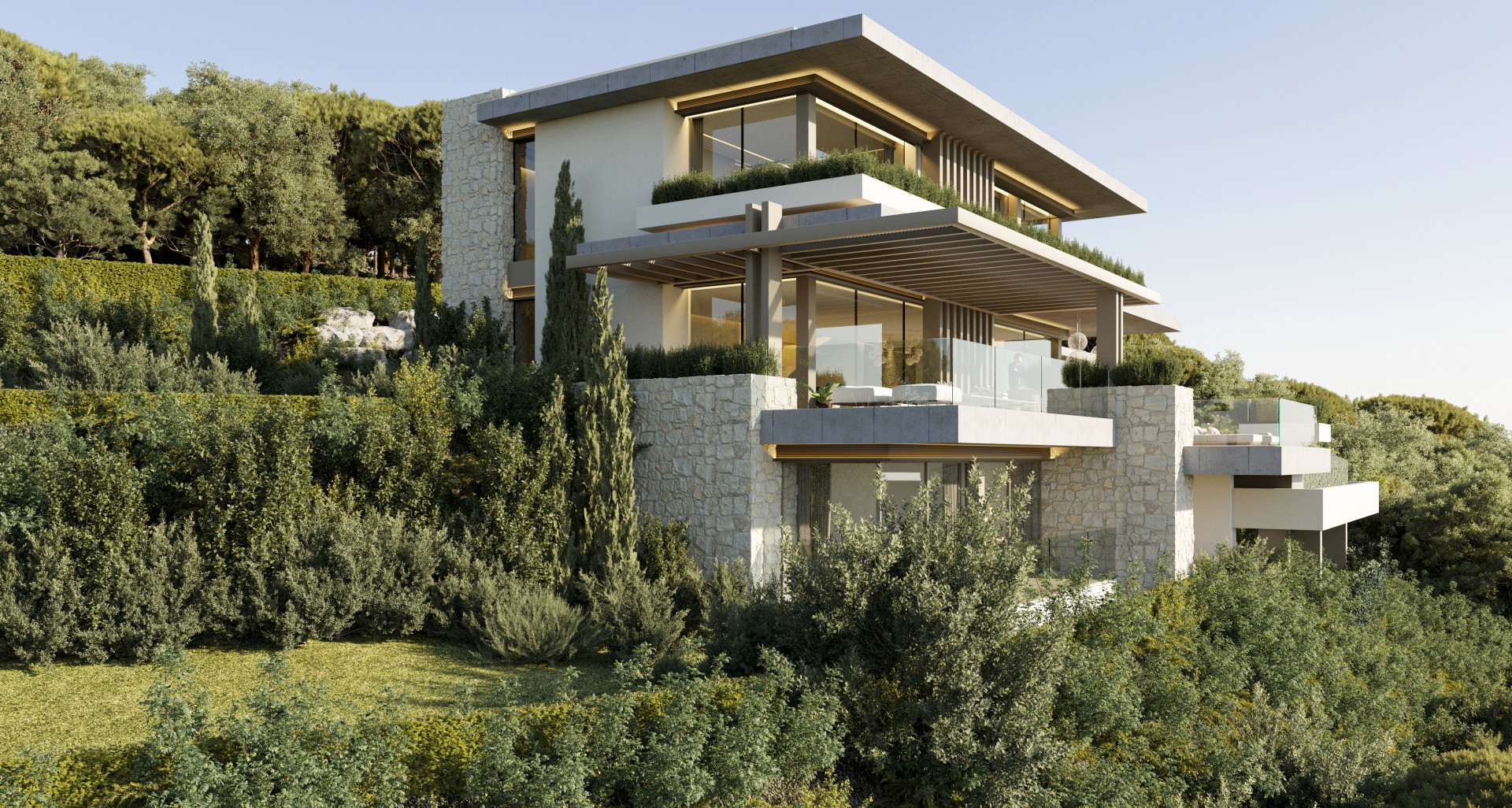 Architektonisches Meisterwerk im Entstehen – Luxuriöses Neubauprojekt in der Sierra Blanca