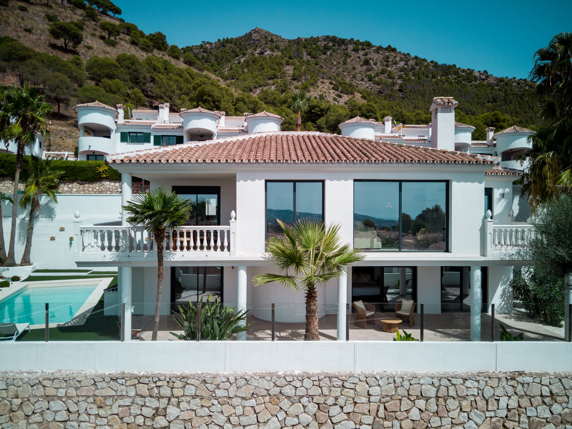 Schöne Villa mit Panoramablick und Meerblick in Buenavista, Mijas