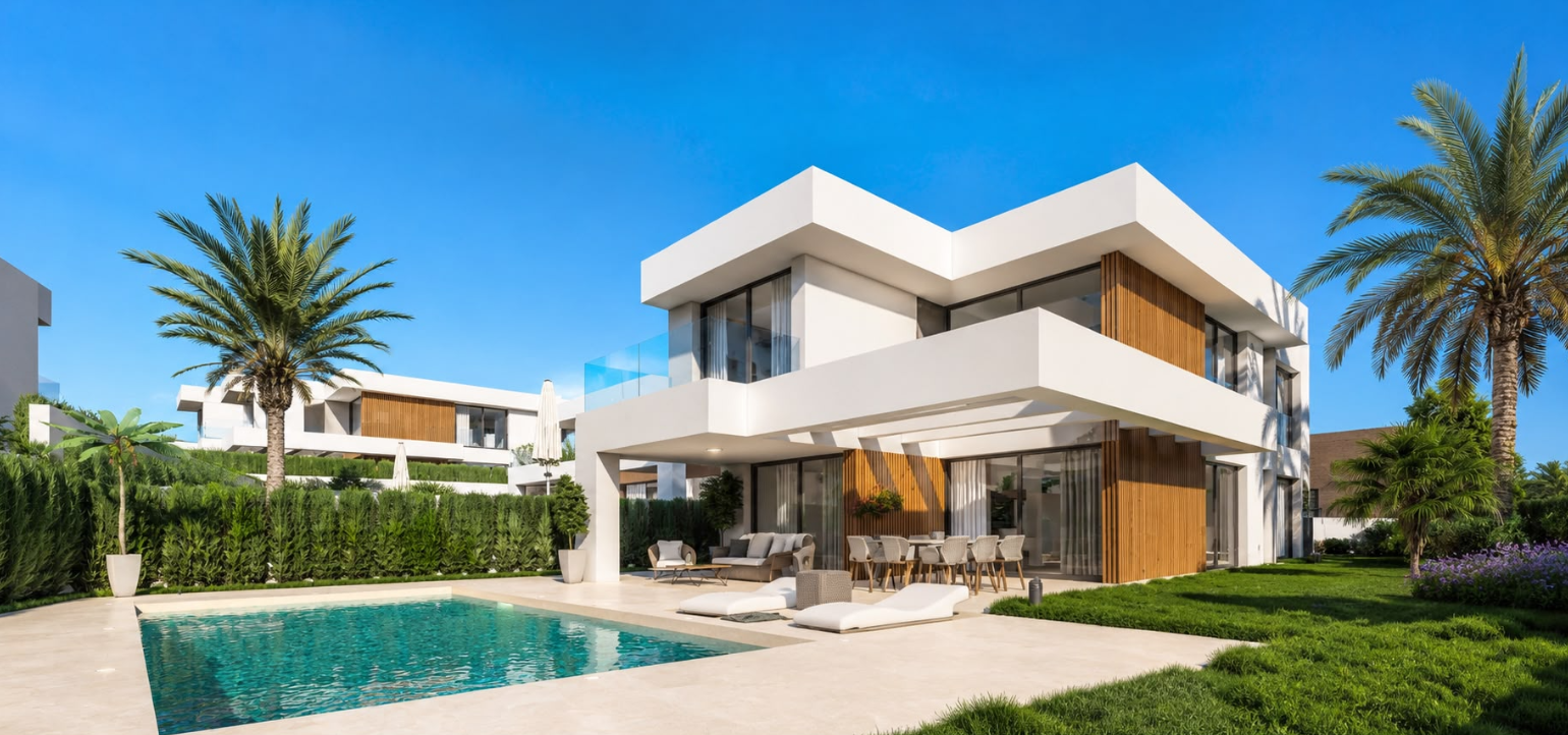 LAST VILLA REMAINING ! Luxury Modern Villa  – Only 150m from the Beach
