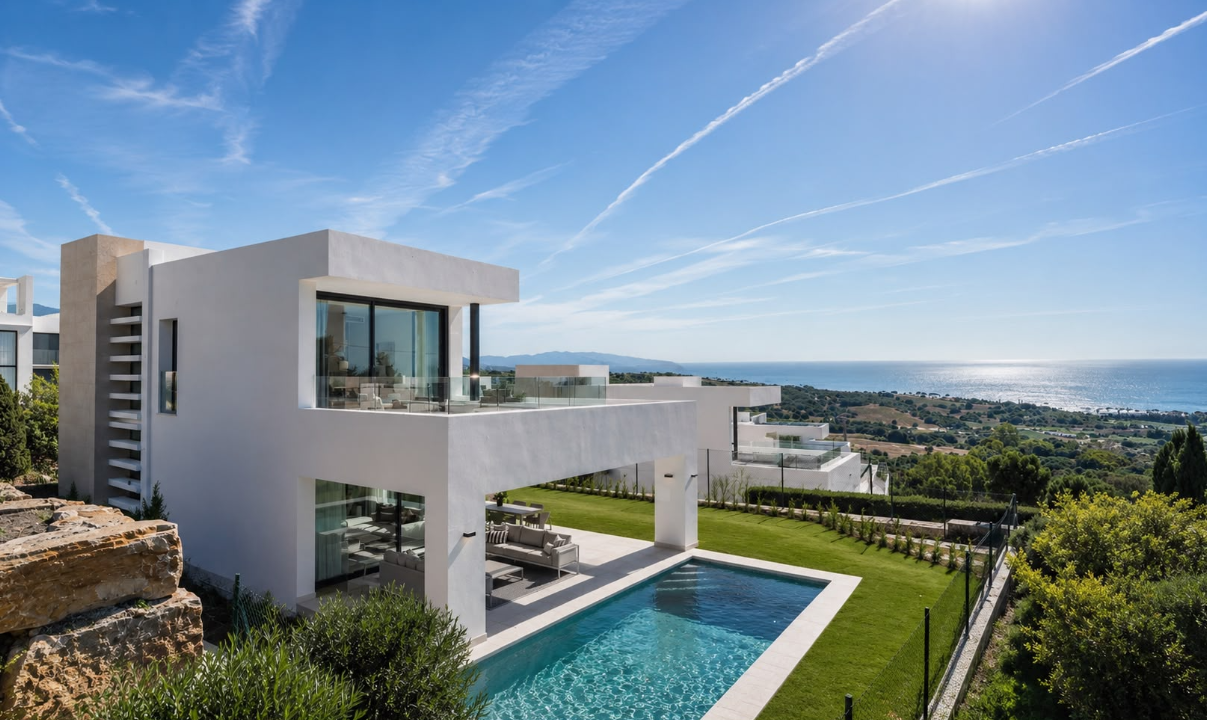Brand New Frontline Golf Villa Overlooking the Golf & Mediterranean