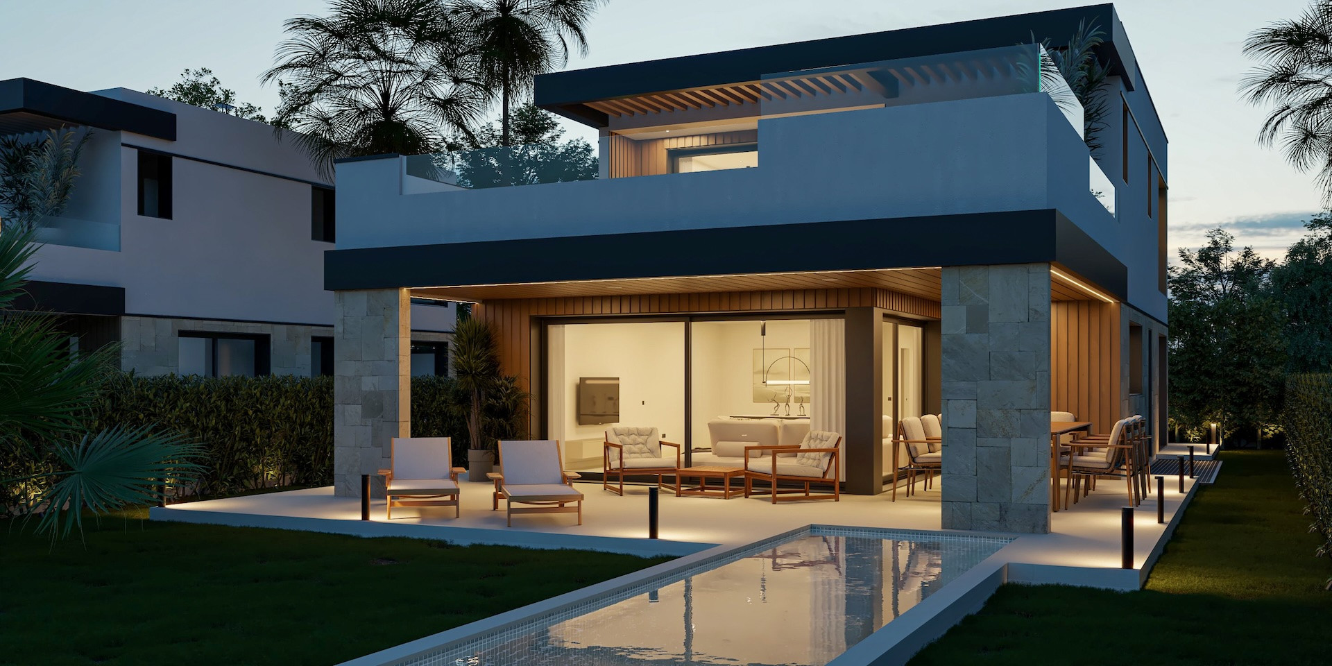 New 3-4 Bed Golf Villas with Private Pool – New Golden Mile, Marbella