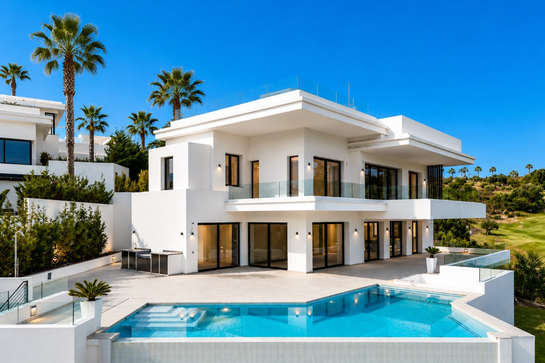A Contemporary Masterpiece on Marbella´s New Golden Mile in Prestigious La Resina Golf Estate