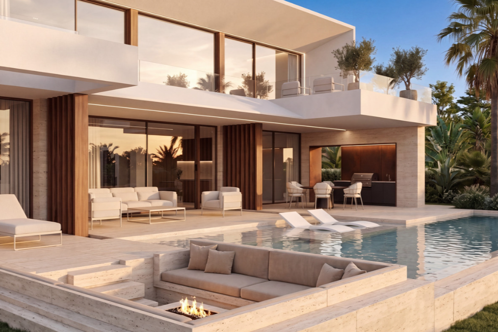 LUXURY BOUTIQUE BEACH VILLAS FOR SALE IN MARBELLA, 300M FROM THE BEACHFRONT