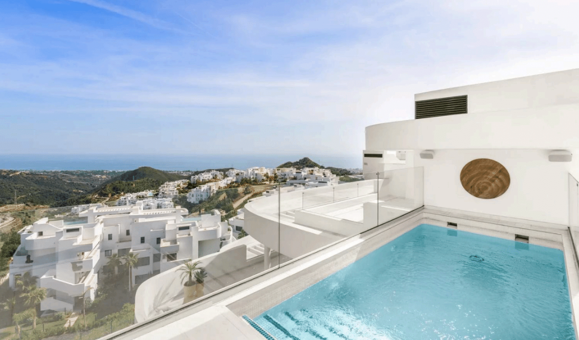 Luxury Modern Apartment with Panoramic Sea & Mountain Views in an Exclusive Resort