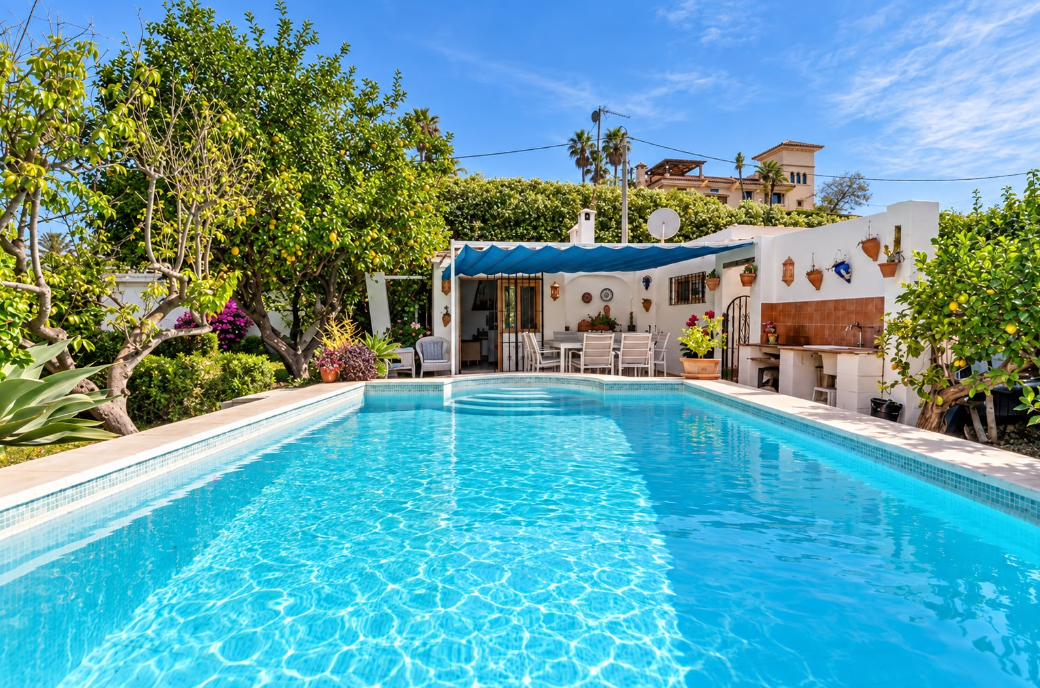Charming 2-Bedroom Finca with Private Pool & Large Plot for Sale, Walking Distance To Estepona, Costa del Sol