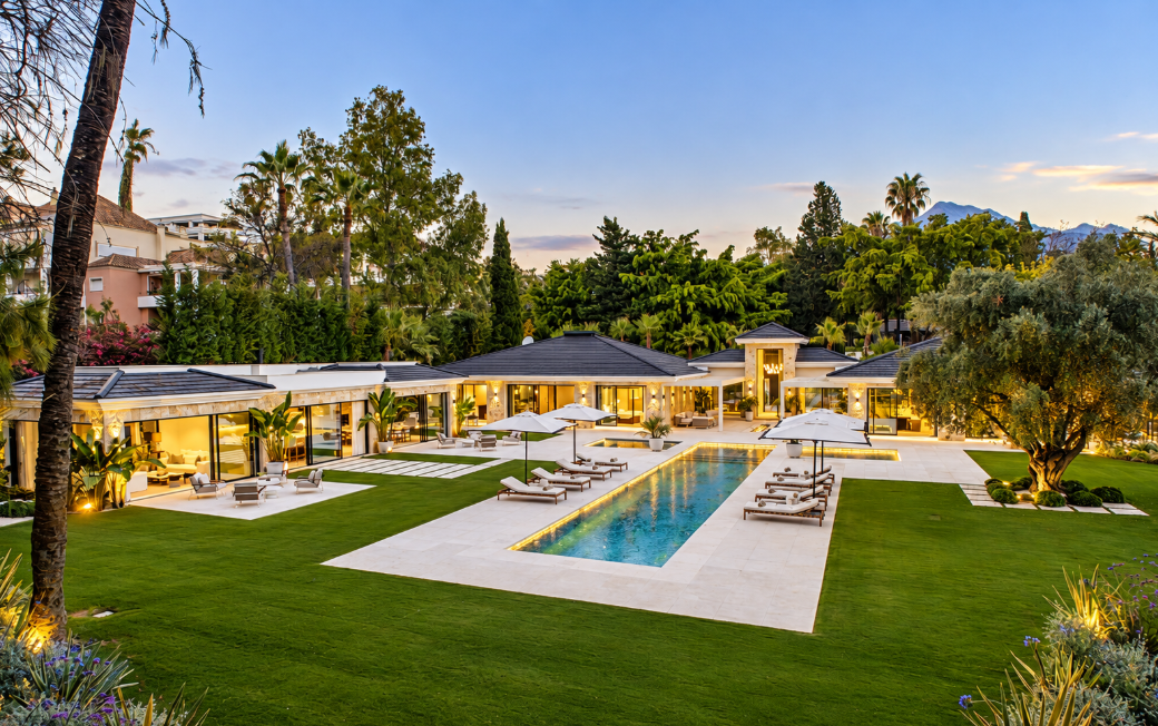 Exceptional Luxury Frontline Golf Estate for Sale in Nueva Andalucía, Marbella | Indoor Spa, Cinema & Guest Pavilion