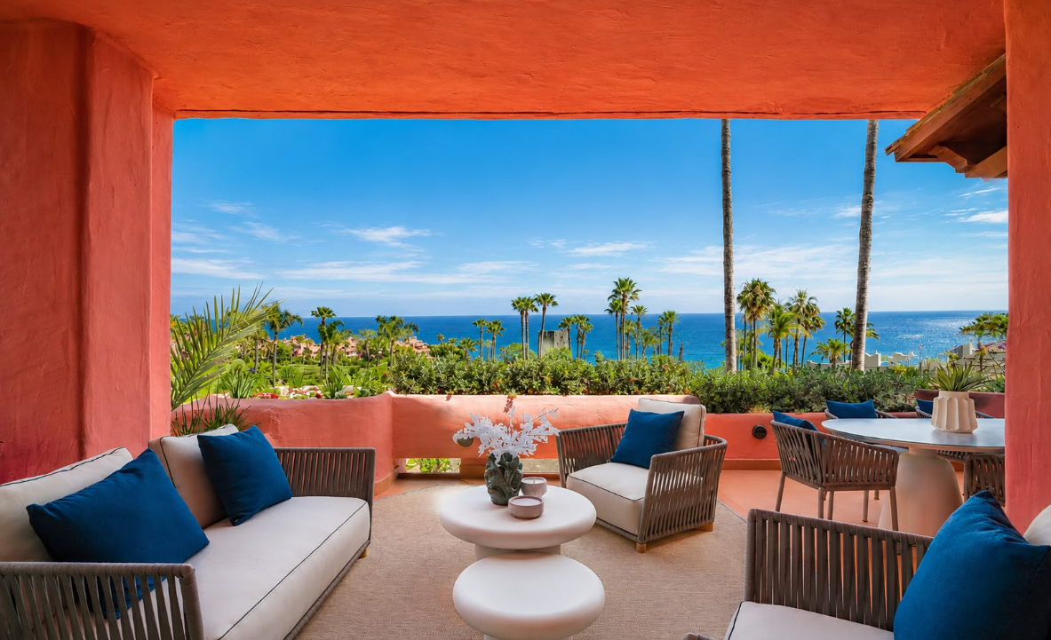 Exceptional Frontline Beach Corner Apartment with Panoramic Mediterranean Views