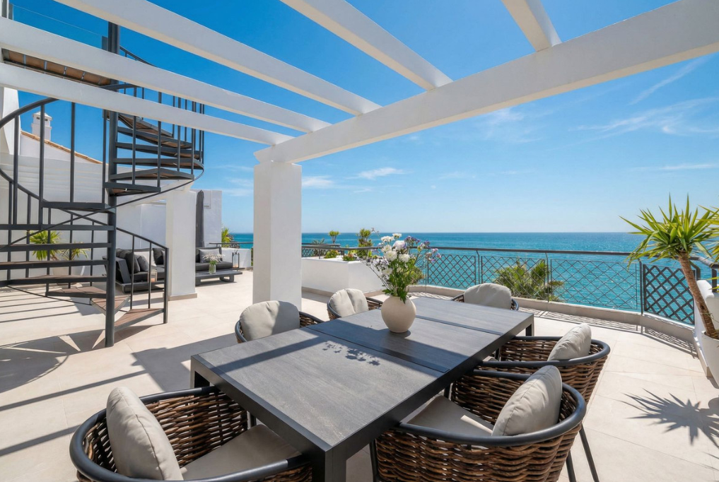 Frontline Beach Masterpiece | Fully Renovated Penthouse with Panoramic Mediterranean Views