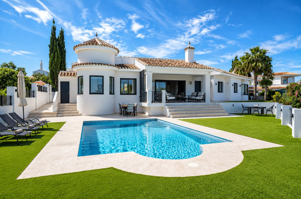 Walk to the Beach, Golf & La Cala from this Stunning Sea View Villa