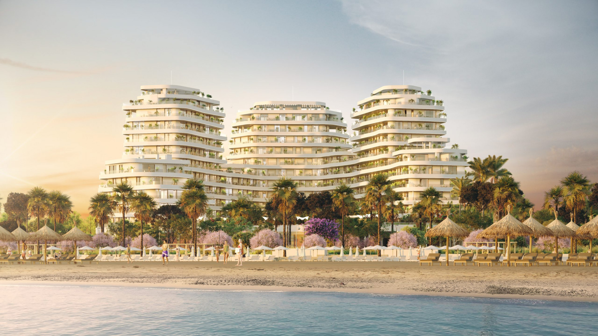 Luxury 2 Bedroom Beachfront Residences in Málaga with Panoramic Sea Views