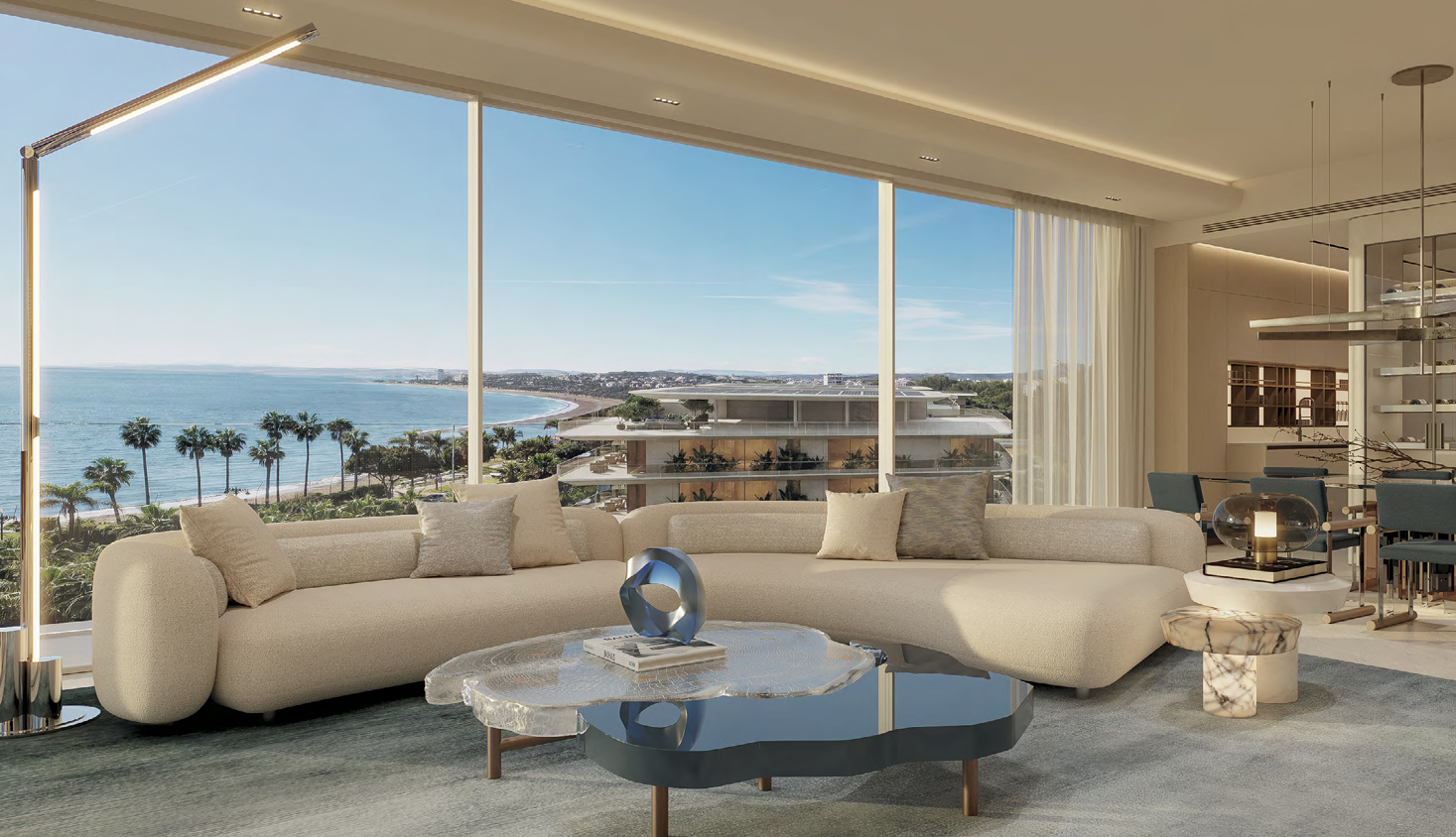Ultra-Luxury Beachfront 4-Bed Apartment in Estepona with Panoramic Sea Views, Five-Star Amenities and Exclusive Private Residences