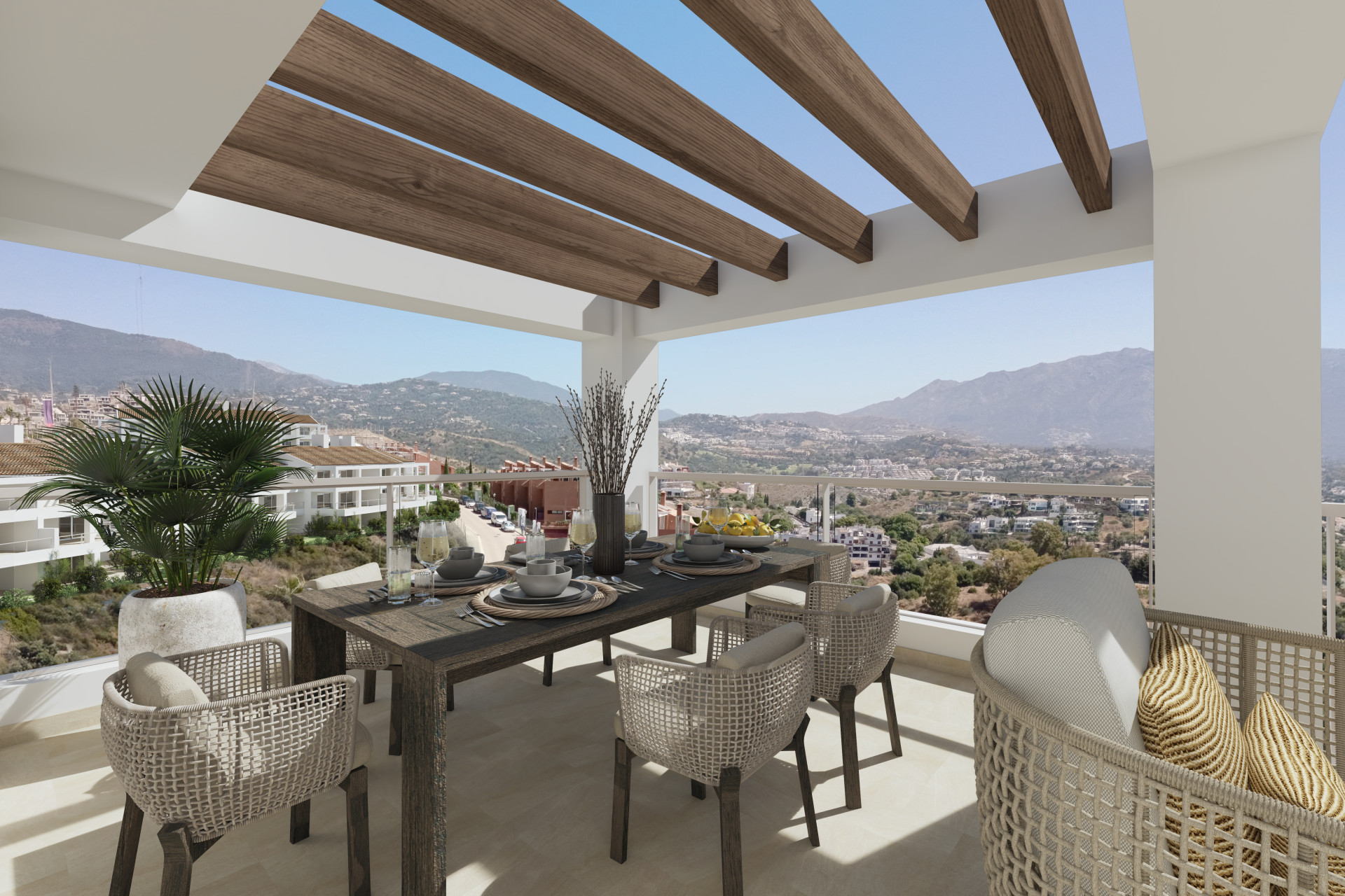 Elevated 160 Meters Above the Coast: Luxurious Modern 2 & 3 Bedroom Panorama Apartments in Benahavís