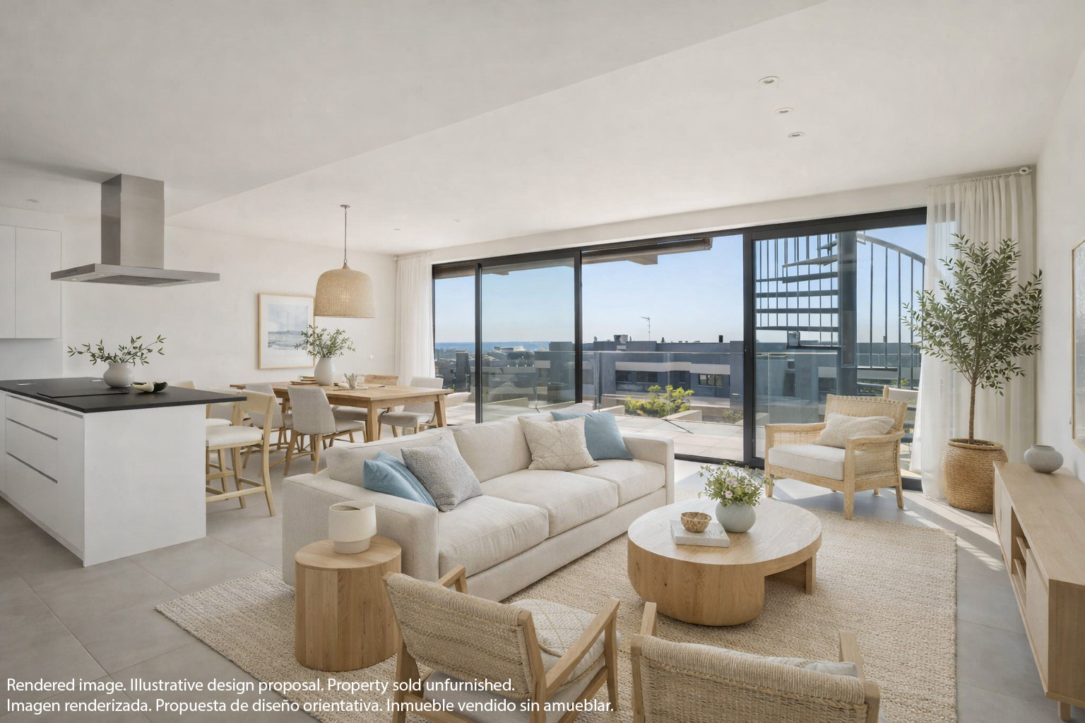 Contemporary Three-Bedroom Penthouse with Private Solarium In Estepona