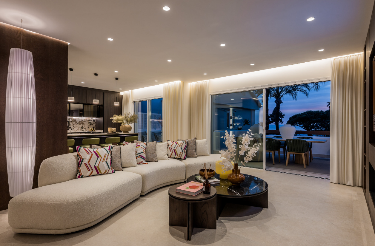 Refined Beachfront Living in Exclusive Palm Beach, Marbella